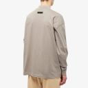 Fear of God ESSENTIALS Men's Long Sleeve T-Shirt in Seal, Size Medium | END. Clothing