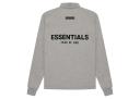 Fear of God Essentials Relaxed Mockneck Dark Oatmeal
