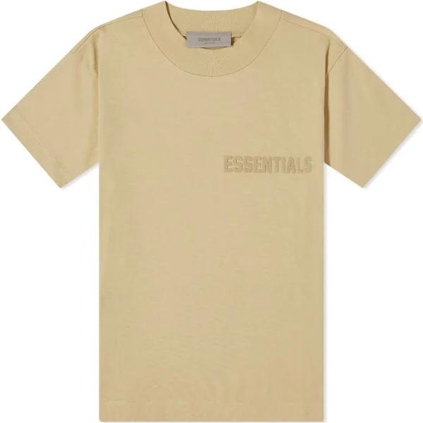 Fear of God Essentials Women's Essential T-Shirt in Sand, Size XX-Large | END. Clothing