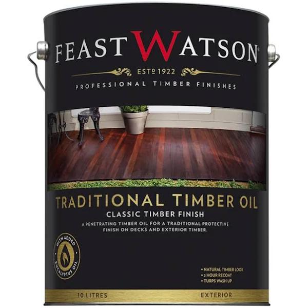 Feast Watson 10L Merbau Traditional Timber Oil