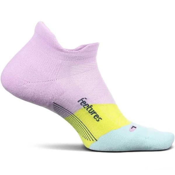 Feetures Elite Light Cushion No Show Tab Socks Purple Orchid / M