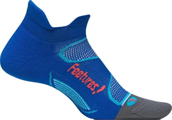 Feetures Elite Light Cushioned No Show Tab, L / Cobalt Lava