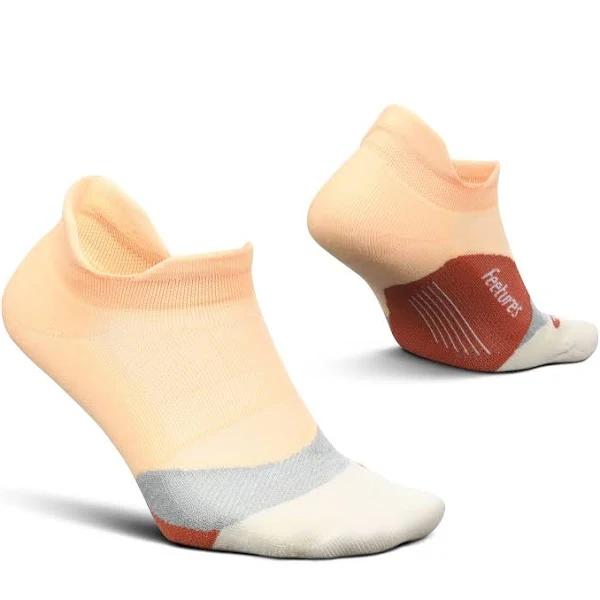 Feetures Elite Ultra Light Cushion No-Show Tab Electric Peach / Medium