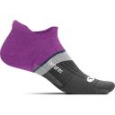 Feetures Merino 10 Cushion No-Show Tab Socks Purple Addict / M