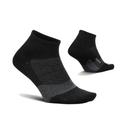 Feetures Merino 10 Cushion Quarter Socks Charcoal / Large