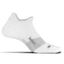 Feetures Merino 10 Ultra Light Cushion No-Show Tab Running Socks White / Medium