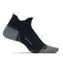 Feetures Plantar Fasciitis Cushion Quarter Sock (Large, Black)