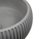 Felda Meteor Grey Fluted Concrete Basin
