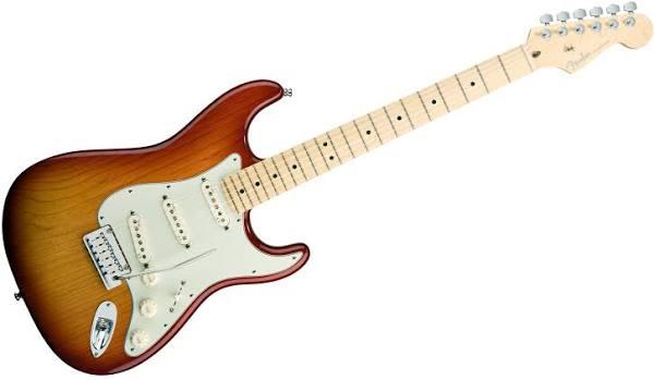 Fender American Deluxe Stratocaster Ash With Maple Fretboard Aged Cherry Burst