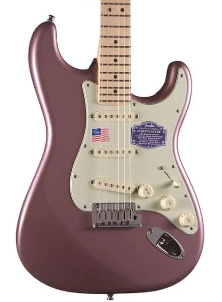 Fender American Deluxe Stratocaster w/ Maple Fretboard Burgundy Mist Metallic