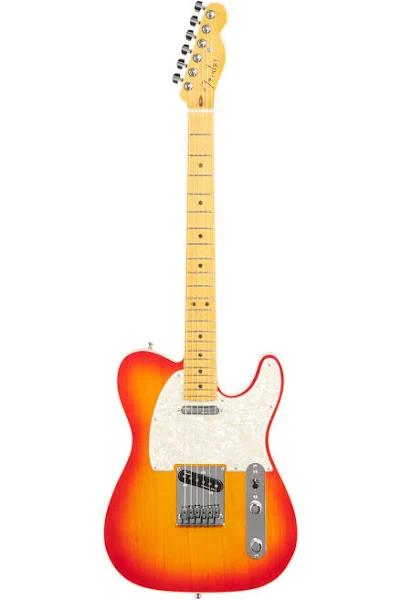 Fender American Ultra Telecaster, Maple Fingerboard, Plasma Red Burst