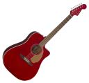 Fender Redondo Player Acoustic Guitar (Candy Apple Red)