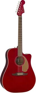 Fender Redondo Player Acoustic Guitar (Candy Apple Red)