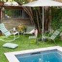 Fermob - Luxembourg Low Armchair - Poppy