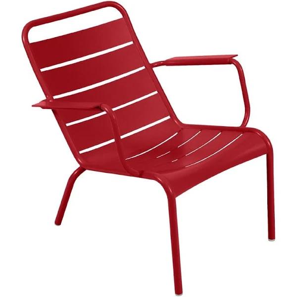 Fermob - Luxembourg Low Armchair - Poppy