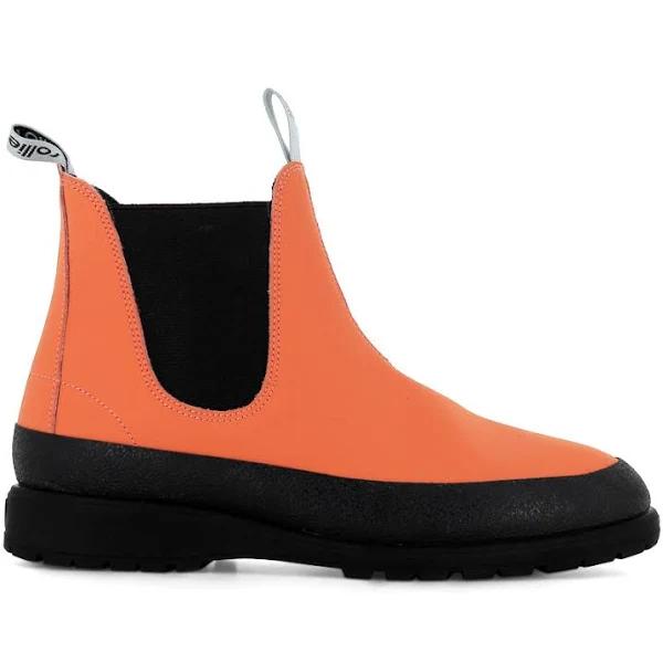 Fields Chelsea Rubberised - Orange Leather