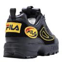 Fila Men&s Disruptor-II-Patches Black/Black/Black Sneakers Shoes