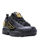 Fila Men&s Disruptor-II-Patches Black/Black/Black Sneakers Shoes