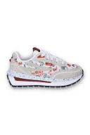 Fila Reno Scribbles White/Black/Multi Textile Sneakers