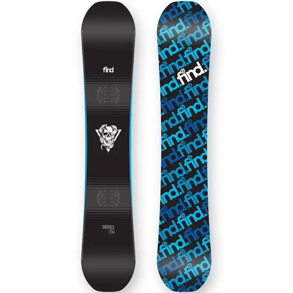 Find Skull Sidewall Snowboard 163cm