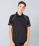 Finden & Hales Kids Performance Piped Polo Shirt Red/White 11-12