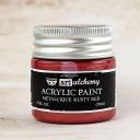 Finnabair Art Alchemy Acrylic Paint Metallique Rusty Red