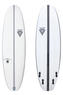 Firewire Tomo Revo Ibolic Surfboard - 6'0 x 20 3/4 x 3 1/16 - 40.2L Grey Rails - FCS2
