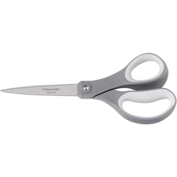 Fiskars 8 Inch Softgrip Titanium Scissors