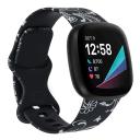 Fitbit Versa 4 Silicon Replacement Wristband Watch Band