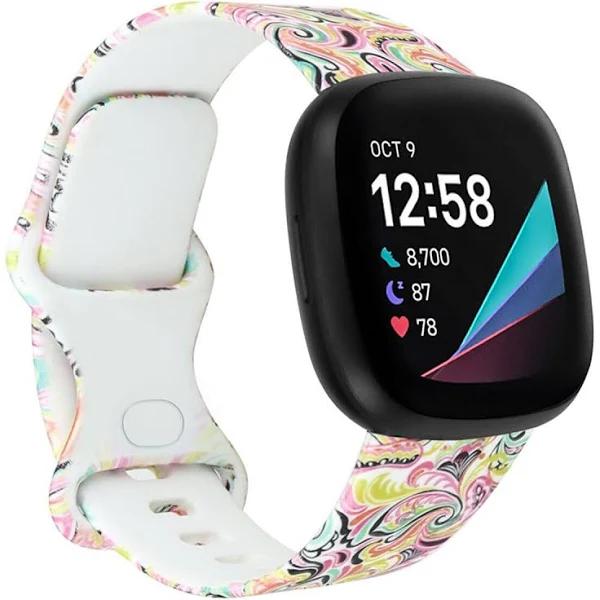 Fitbit Versa 4 Silicon Replacement Wristband Watch Band