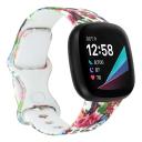 Fitbit Versa 4 Silicon Replacement Wristband Watch Band Red / Large