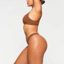 Fits Everybody Dipped Front Thong | Bronze