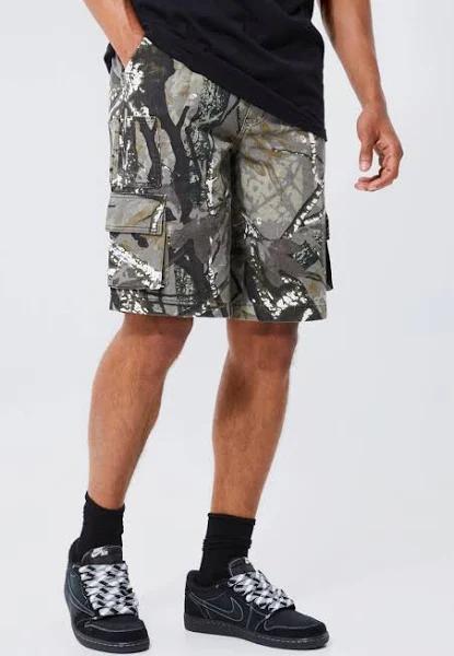 Fixed Comfort Camo Cargo Short