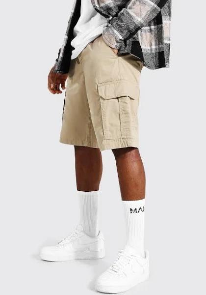 Fixed Waist Band Cargo Short