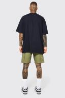 Fixed Waist Band Cargo Shorts