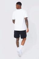 Fixed Waist Cargo Zip Detail Short