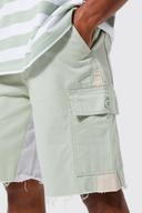 Fixed Waist Relaxed Gusset Cargo Short