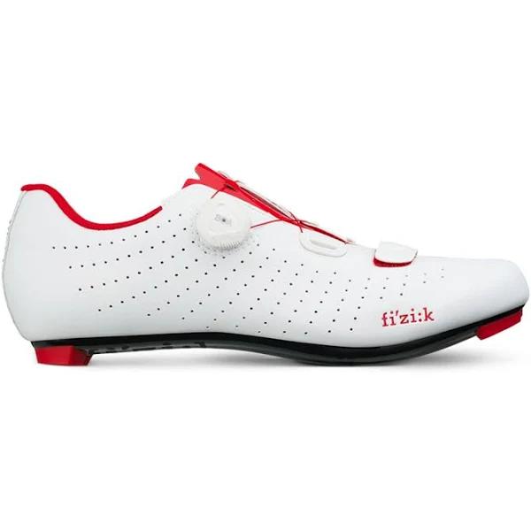 Fizik Tempo Overcurve R5 Road Shoes - EU 42 - White/Red