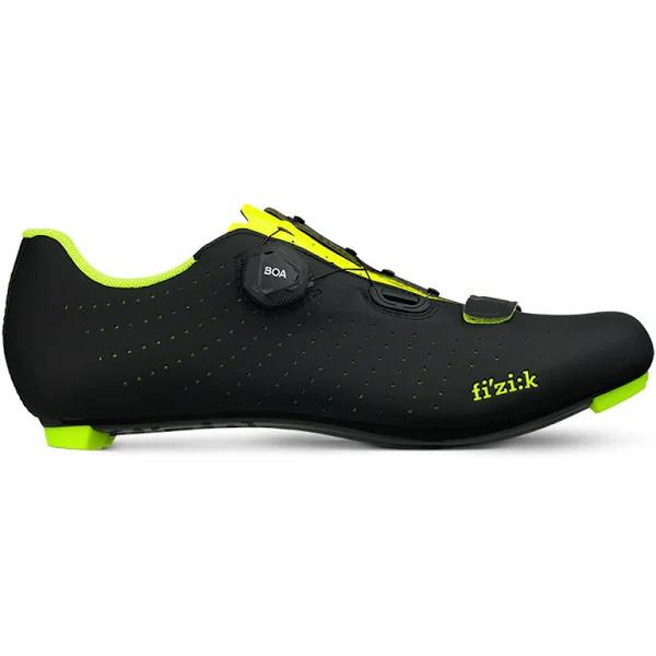 Fizik Tempo R5 Overcurve Boa Shoes Black Fluorescent Yellow - 47