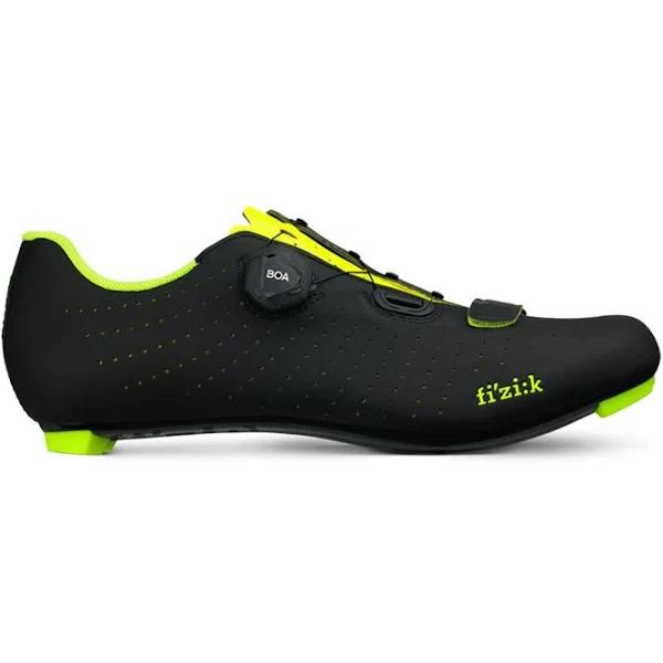 Fizik Tempo R5 Overcurve Road Shoes - 46.5 Black/Yellow