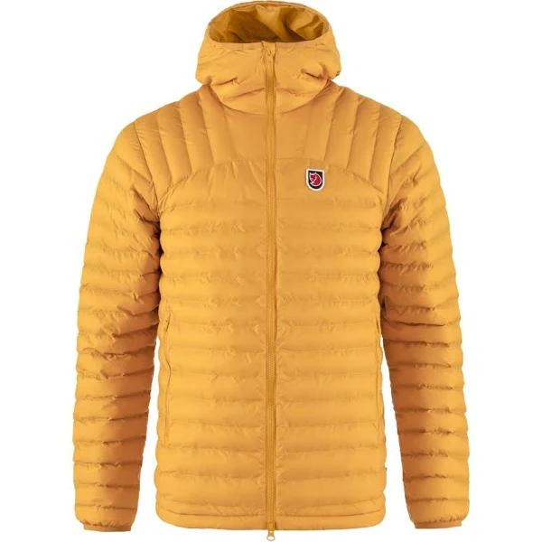 Fjallraven Expedition Latt Hoodie Yellow, Mens Casual Jacket, Size - Color Mustard Yellow