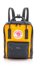 Fjallraven Kanken Mini Backpack - Navy / Warm Yellow