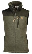 Fjallraven - Men&s Buck Fleece Vest, Laurel Green-Deep Forest, M