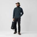 Fjallraven Sten Fleece Jacket Black, Mens G-1000 Fleece Jacket, Size XXL - Color Black