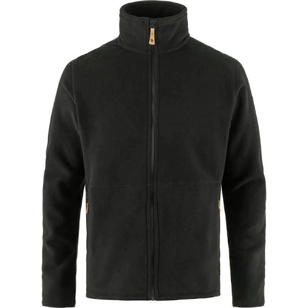 Fjallraven Sten Fleece Jacket Black, Mens G-1000 Fleece Jacket, Size XXL - Color Black