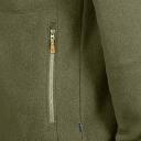Fjallraven Sten Fleece Jacket Green, Mens G-1000 Fleece Jacket, Size L - Color Green