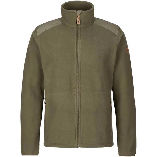 Fjallraven Sten Fleece Jacket Green, Mens G-1000 Fleece Jacket, Size L - Color Green