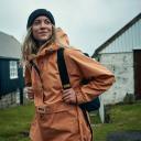 Fjallraven Vardag Anorak - Womens - Mais Yellow / Aloe Green