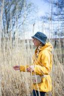 Fjallraven Vardag Anorak - Womens - Mais Yellow / Aloe Green