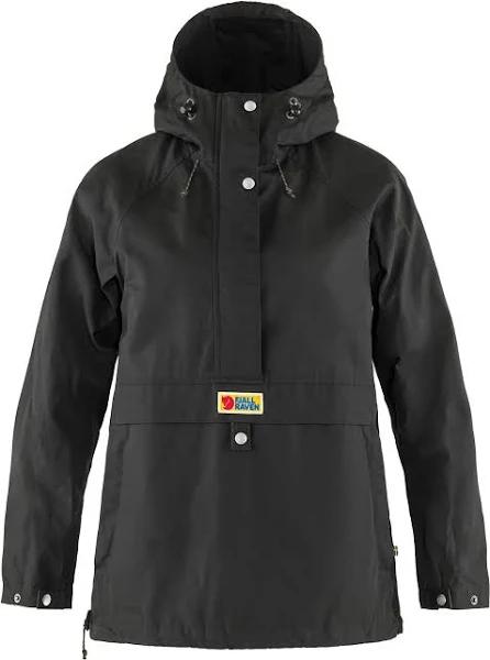 Fjallraven Women's Vardag Hooded Anorak - Dark Grey - Size XL